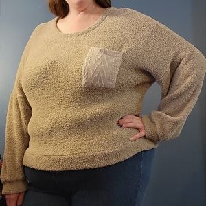 Very soft 1x/2x long sleeve sweater